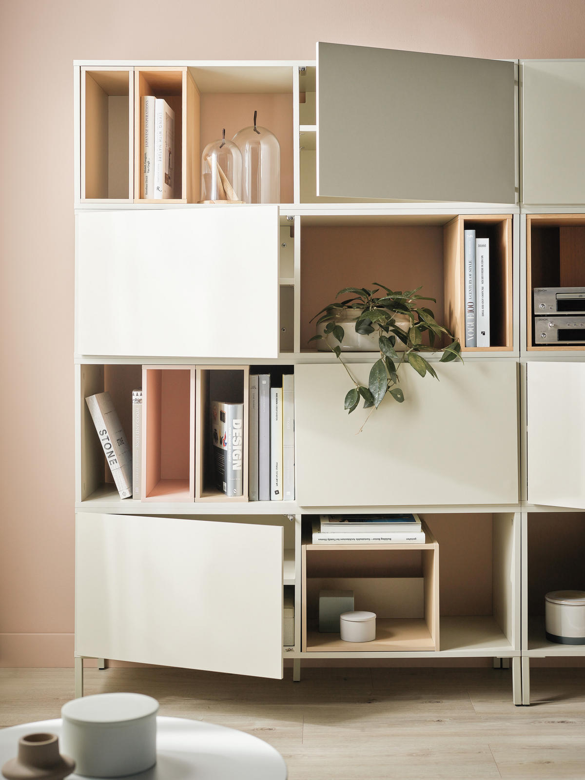 BOX groß INTO - Pink, Holzwerkstoff (42/37.5/29cm) - Vox Möbel