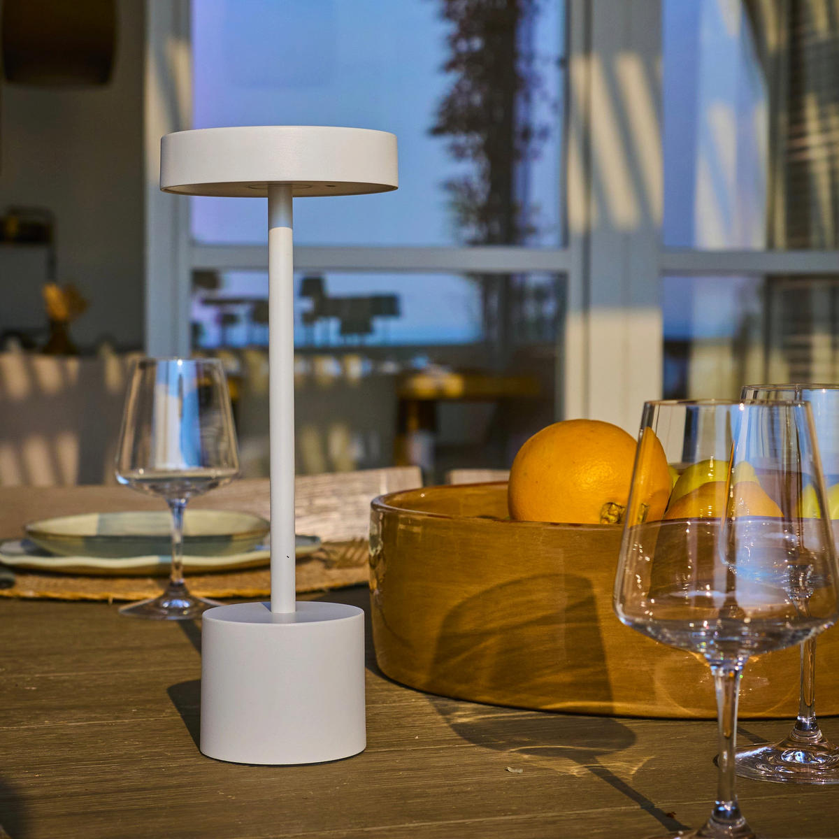 KABELLOSE ROBY weiß - Weiß, Metall (11.4/11.4/30cm) - Lumisky