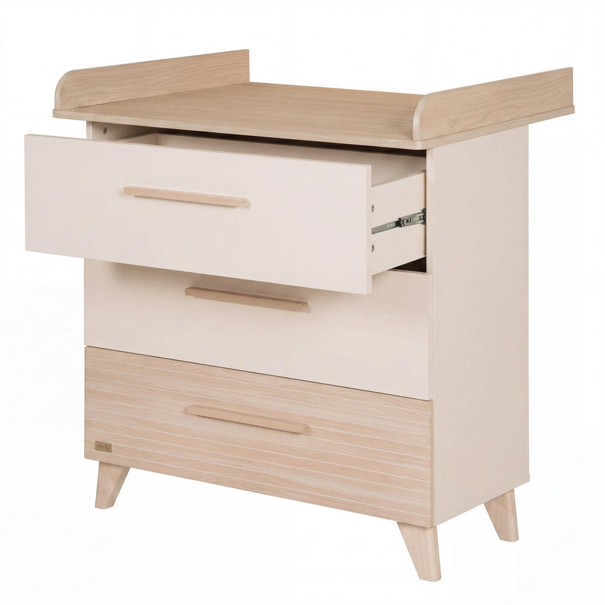 BABYMÖBEL-SET Sidney 2-teilig - Kaschmir/Eichefarben, Holz/Holzwerkstoff (143/98.5/76cm) - Roba