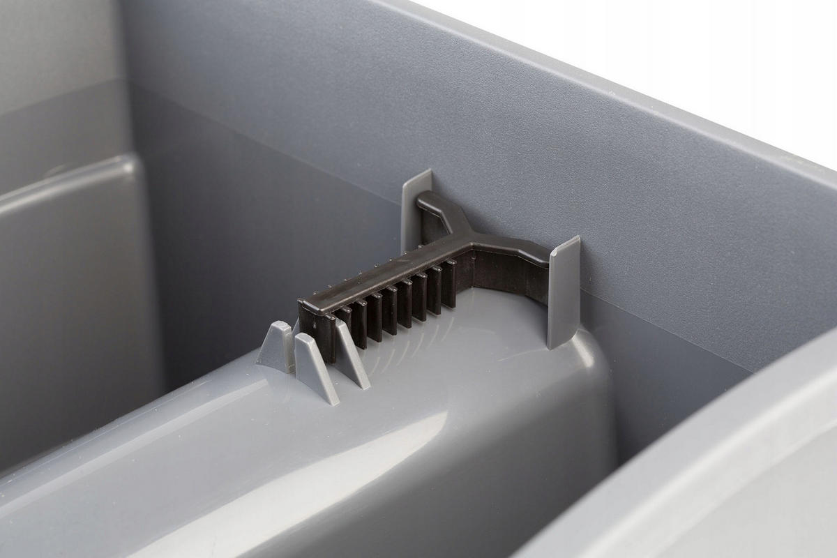 BALUSTRADENKASTEN 30 cm, Graphit - Graphitfarben, Kunststoff (28/30cm) - KADAX