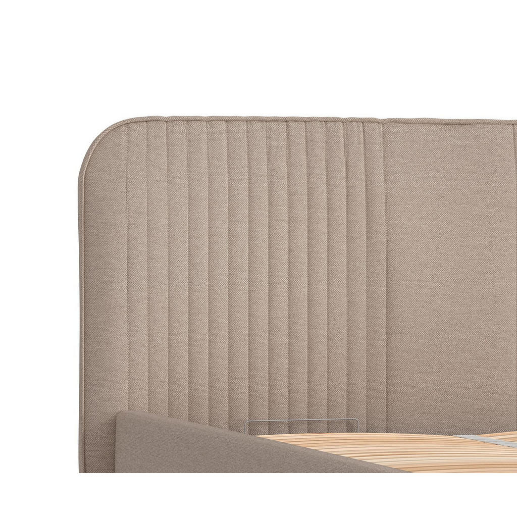 Thumbnail - Maison de Reve Polsterbett, Beige, Textil, Buche, Kiefer, 120x200 cm, Oeko-Tex® Standard 100, FSC 100%, Made in EU, Schl...