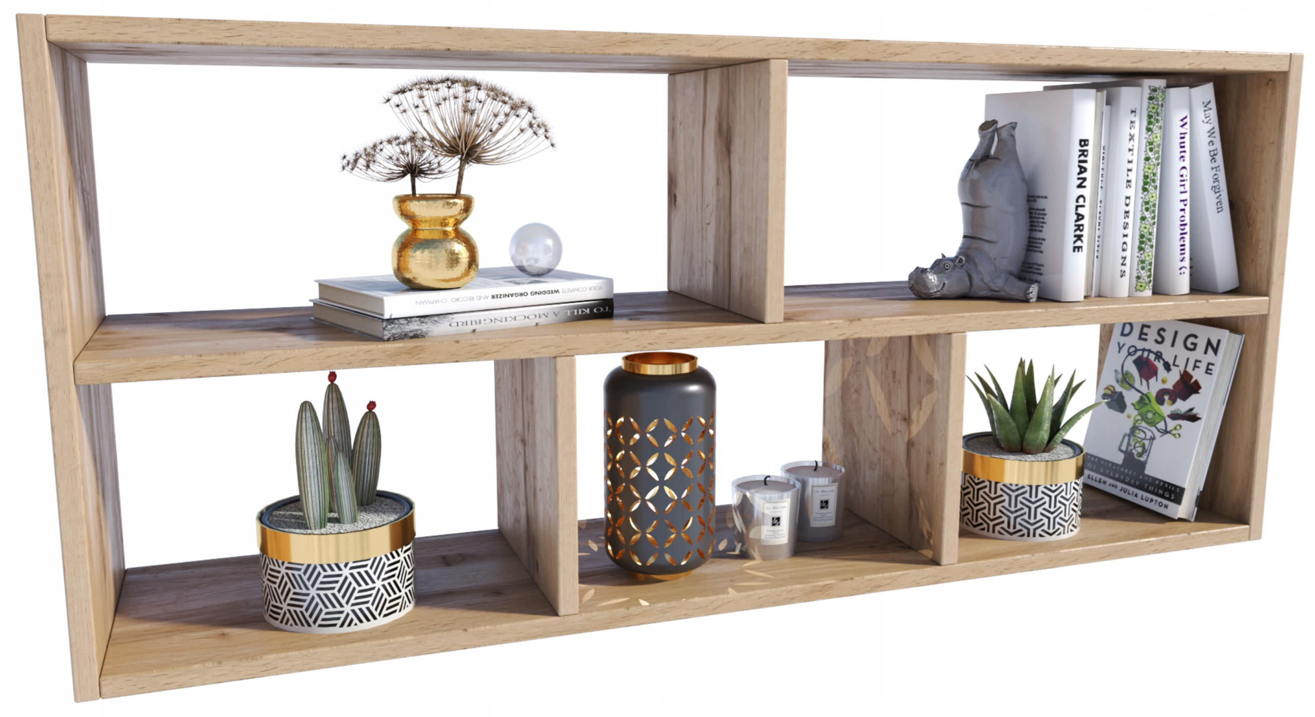 HÄNGEREGAL TEO Wotan Eiche 113,6/25/50 cm - Eiche Wotan, Holzwerkstoff (113.6/50/25cm) - Matkam Möbel