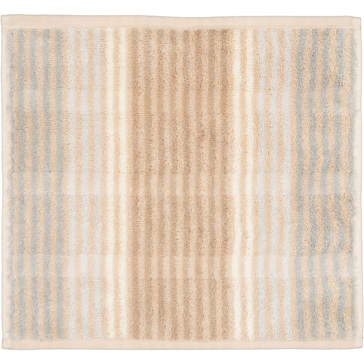 HANDTÜCHER NOBLESSE CASHMERE STREIFEN 1056 SAND - 33 - Beige, Textil (30/30cm) - Cawoe