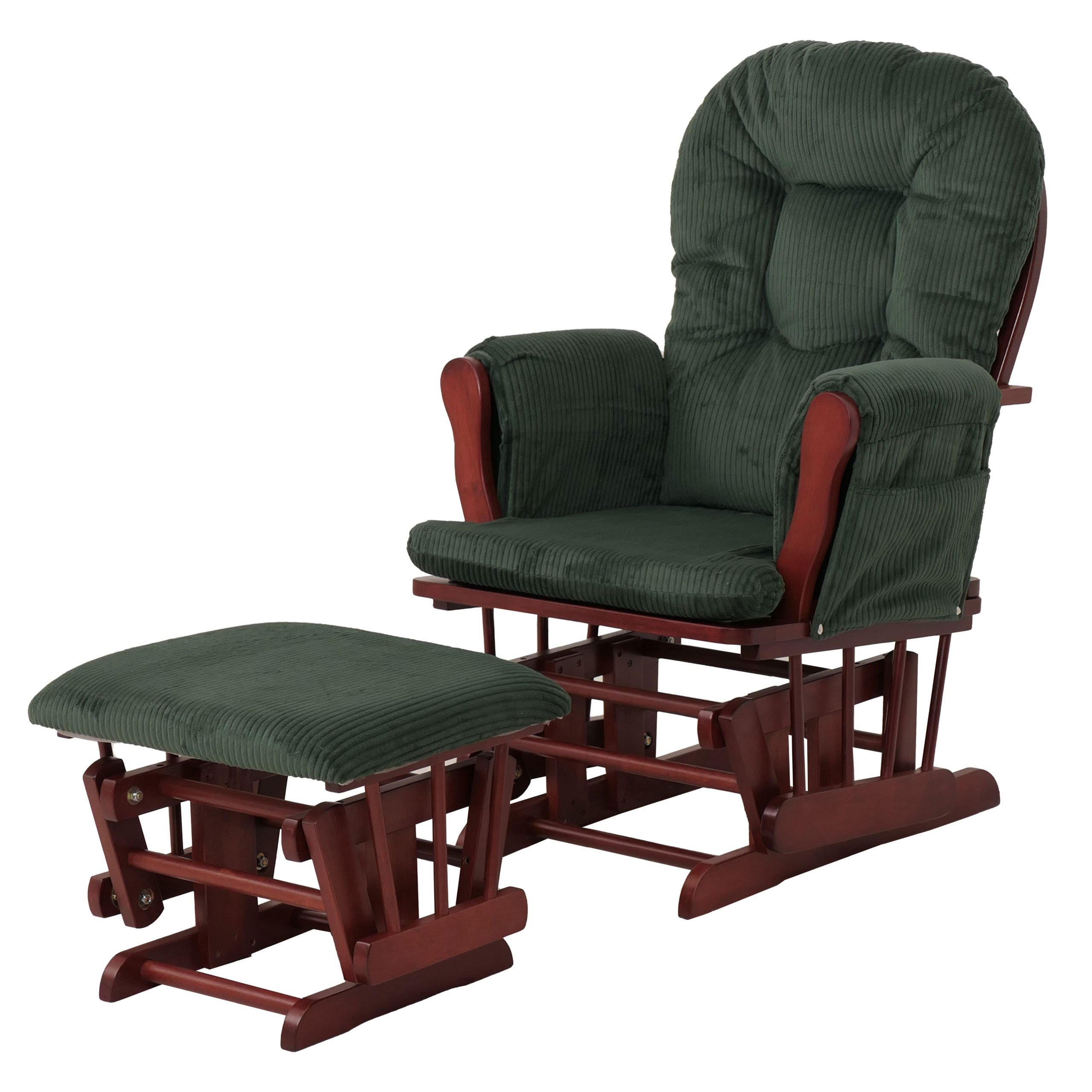 RELAXSESSEL Grün, Braun - Braun/Grün, Textil (74/103/71cm) - MCW