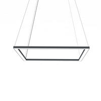 LED-HÄNGELEUCHTE - Anthrazit, Metall (60/60/100cm) - Lumicom