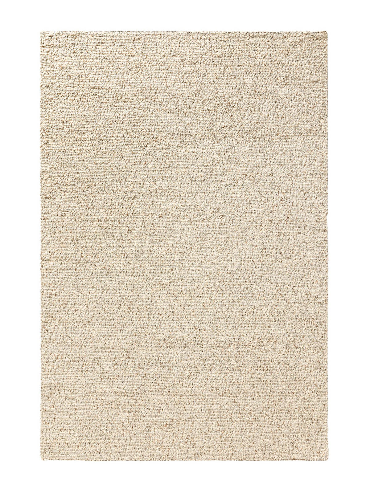 WOLLTEPPICH Patch Braun 120x170 cm - Braun, Naturmaterialien/Textil (120/170cm) - benuta Pure
