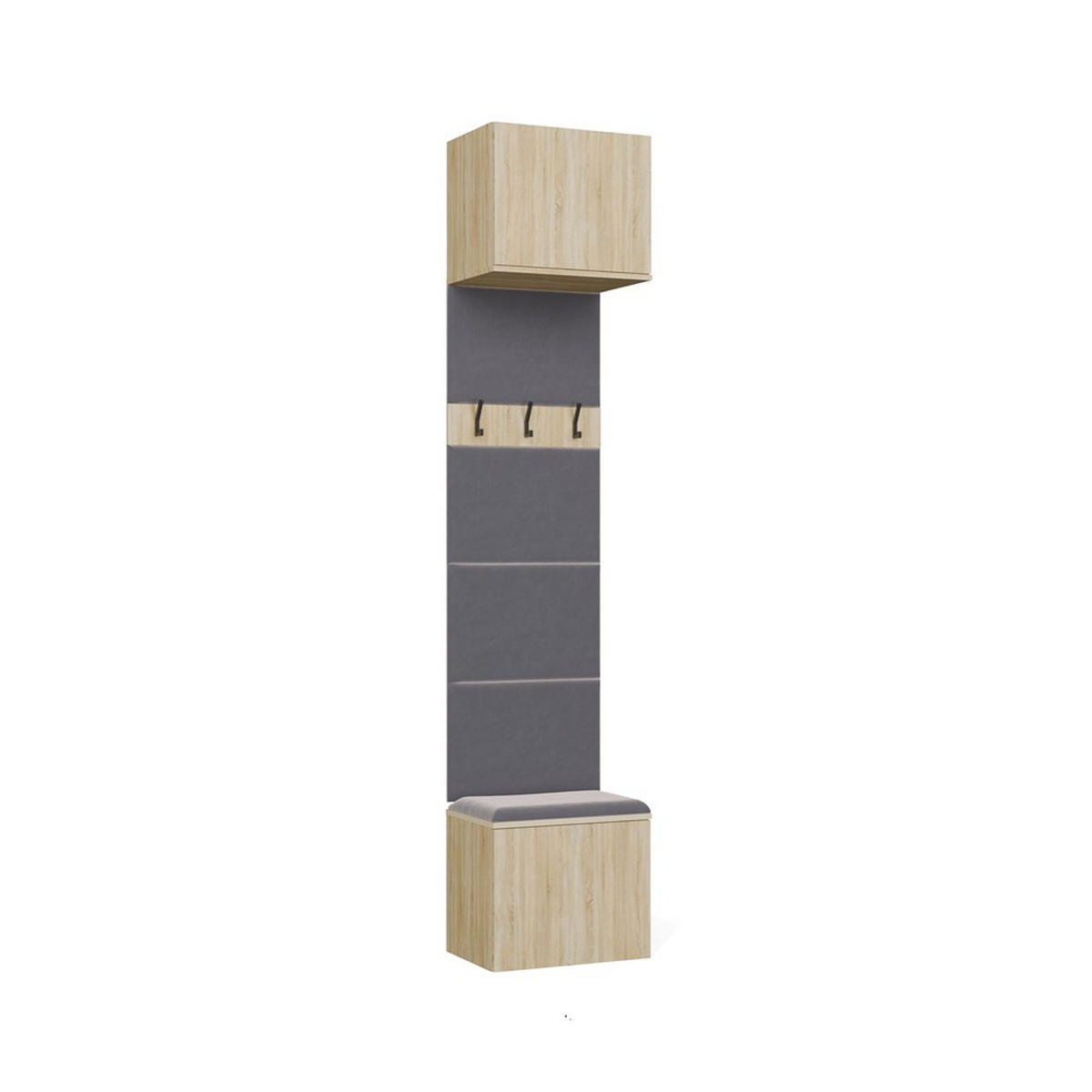 SET DE MOBILIER PENTRU HOL Sonoma stejar 50/238/35 - stejar Sonoma/gri, compozit lemnos (50/238/35cm) - RAUMHIRSCH FURNITURE