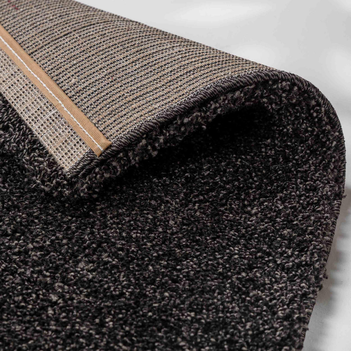 KOBEREC s vysokým vlasom LEVERAGE - čierna, textil/prírodné materiály (133/190cm) - Schöner Wohnen