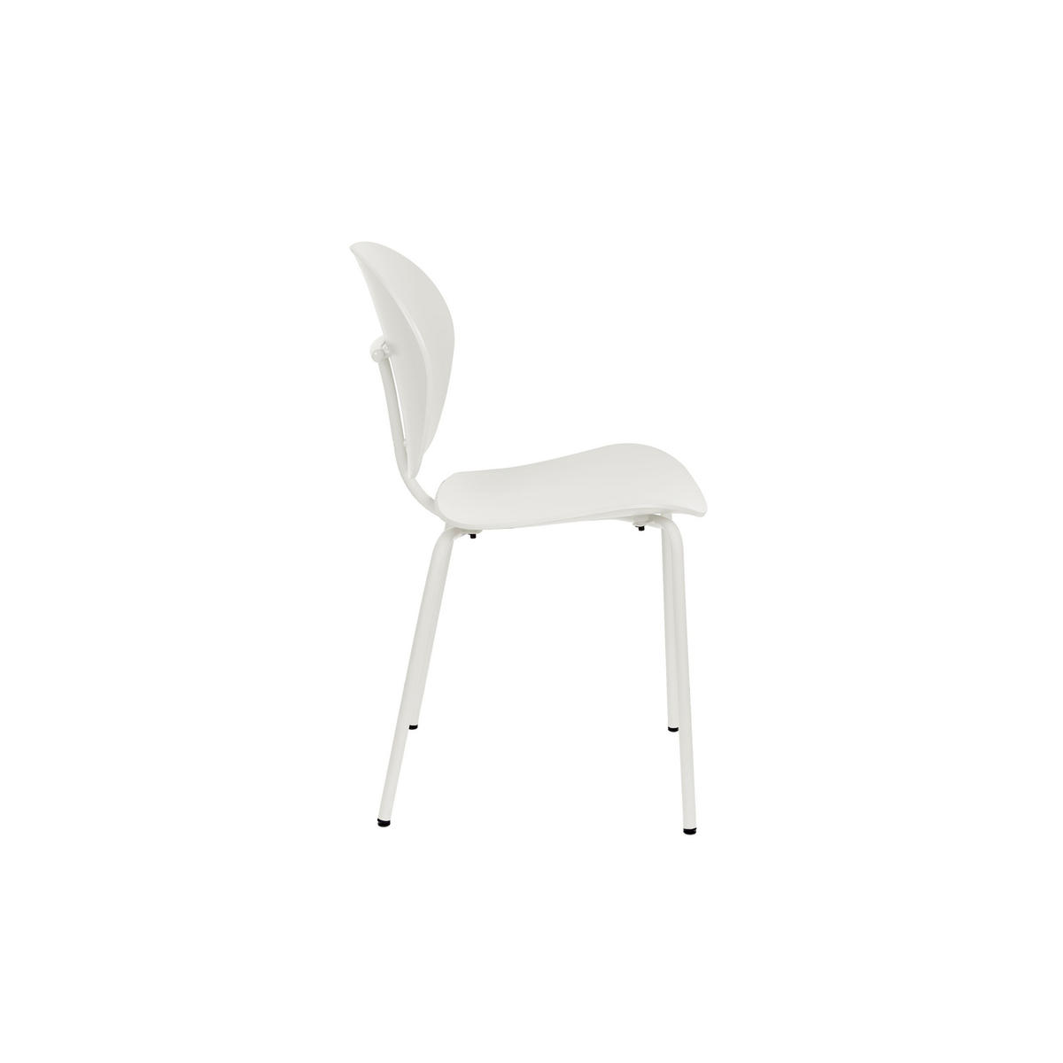 ESSZIMMERSTUHL The Ocean Chair Weiß - 2 er Set - Weiß, Kunststoff (43/85.5/55cm) - Zuiver