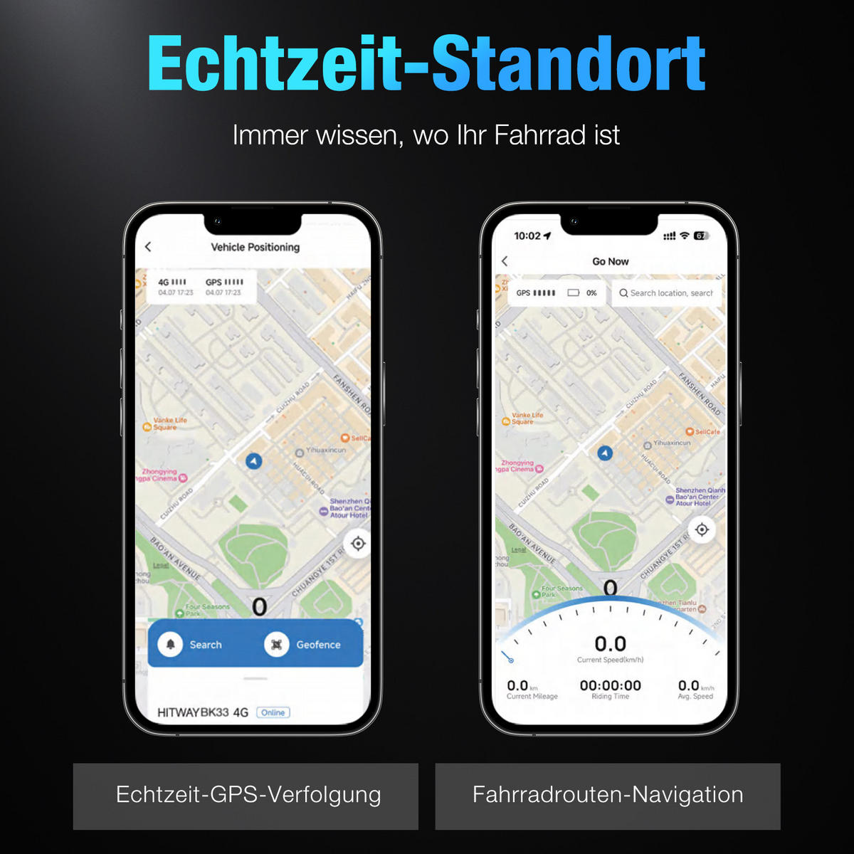 E-BIKE BK33 ,Mittelmotor ,App-Steuerung ,Reichweite bis zu 120 km - Grau, Metall (84cm) - HITWAY