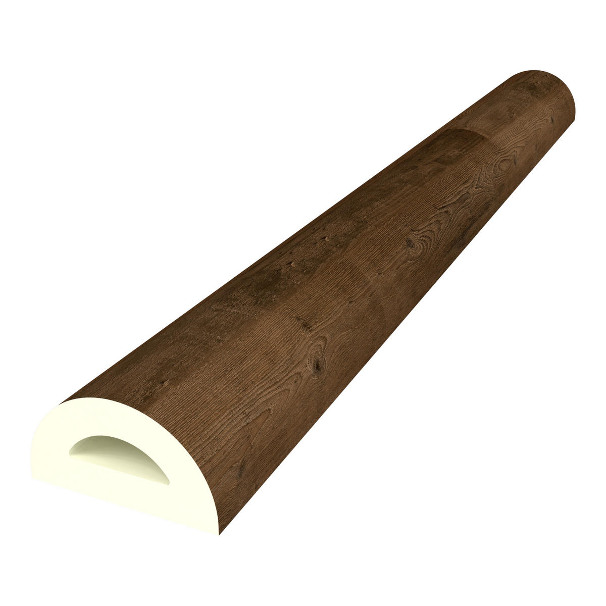 TREPPENVERKLEIDUNG-SET 4 TLG. Bunschoten - Dunkelbraun, Kunststoff (120/32cm) - NEU.HOLZ