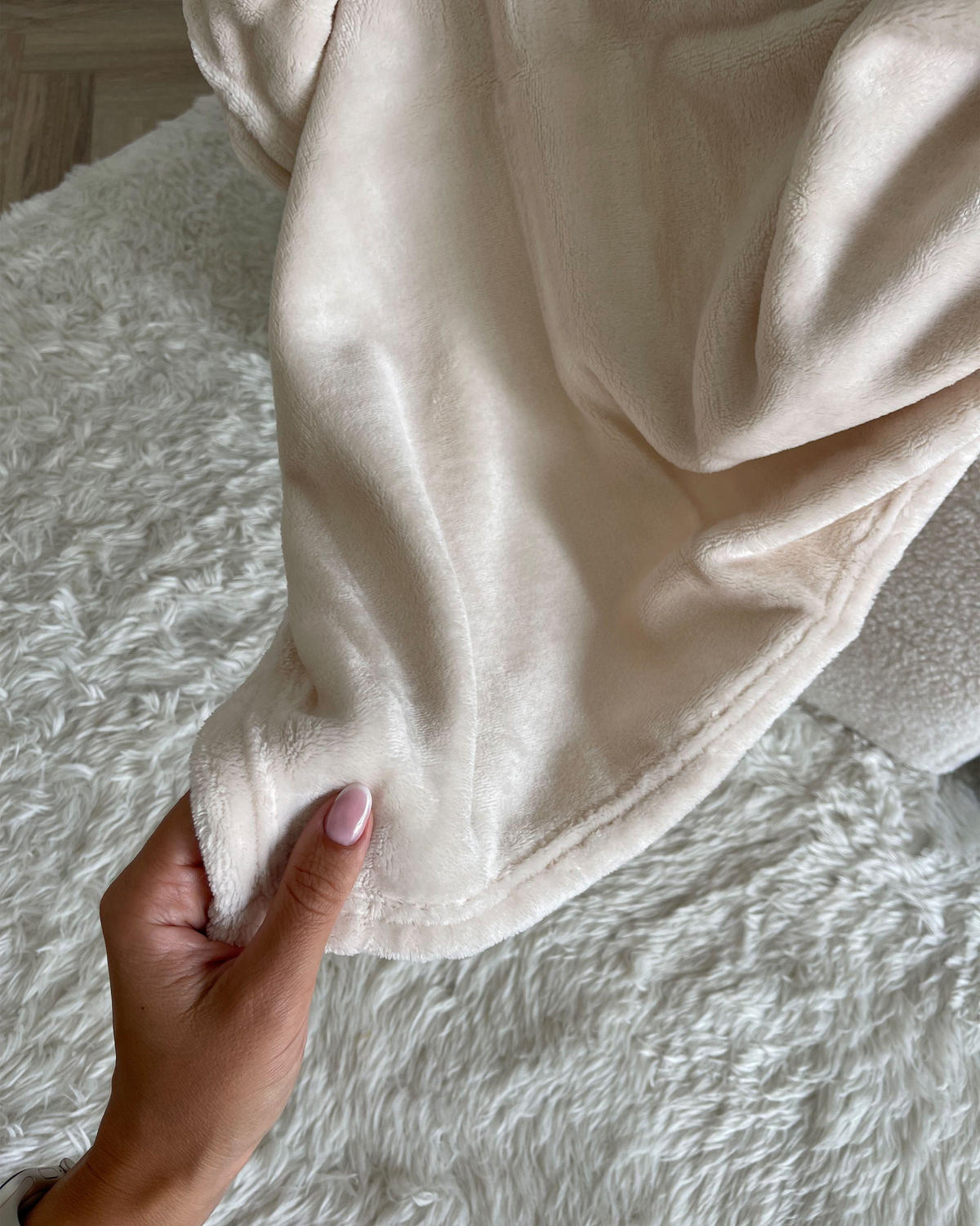 DEKA Krémově bílá Bayburt 150/200 cm - ecru, textil (150/200cm) - Beliani