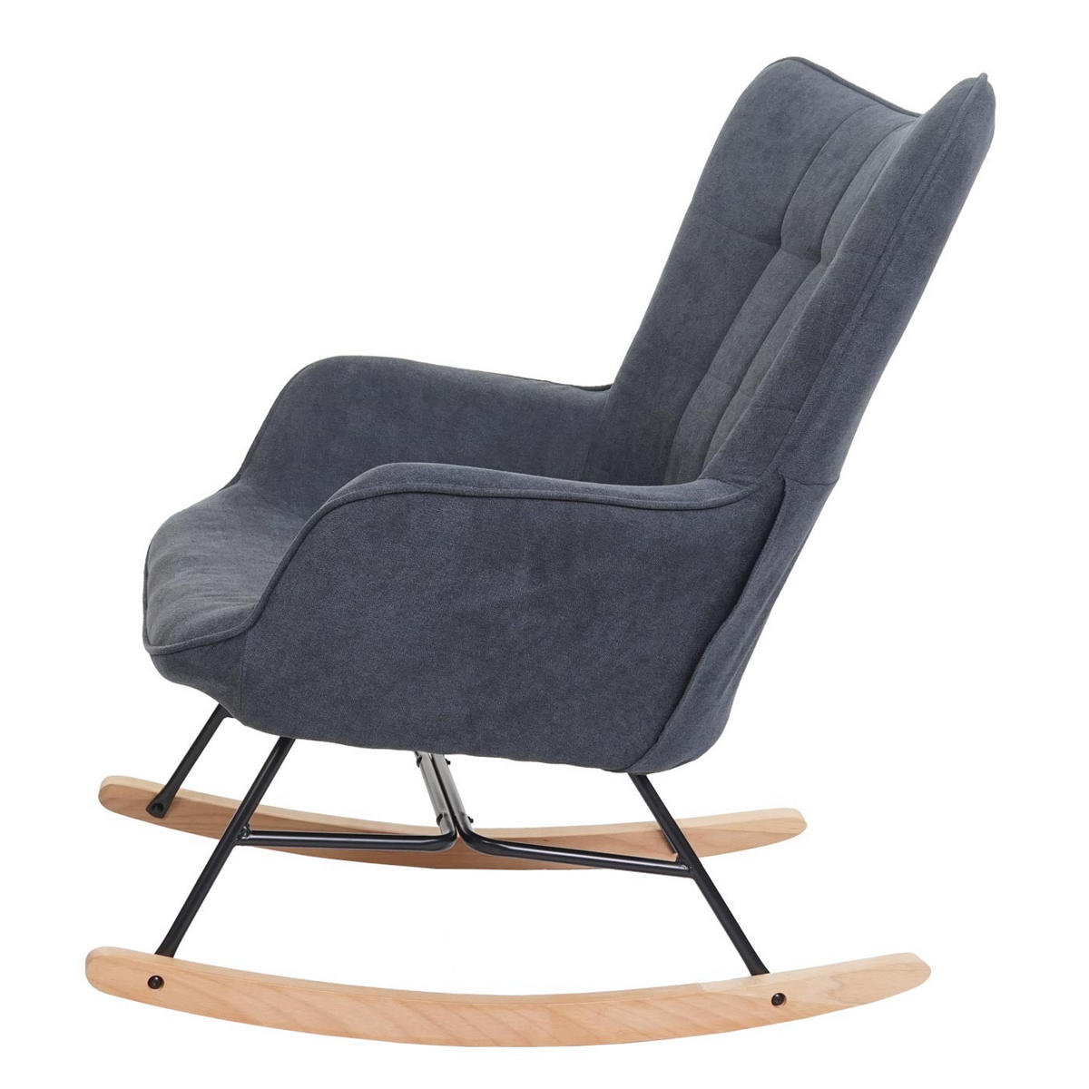 SCHAUKELSTUHL Anthrazit - Anthrazit, Textil (73/91/83cm) - Jamb