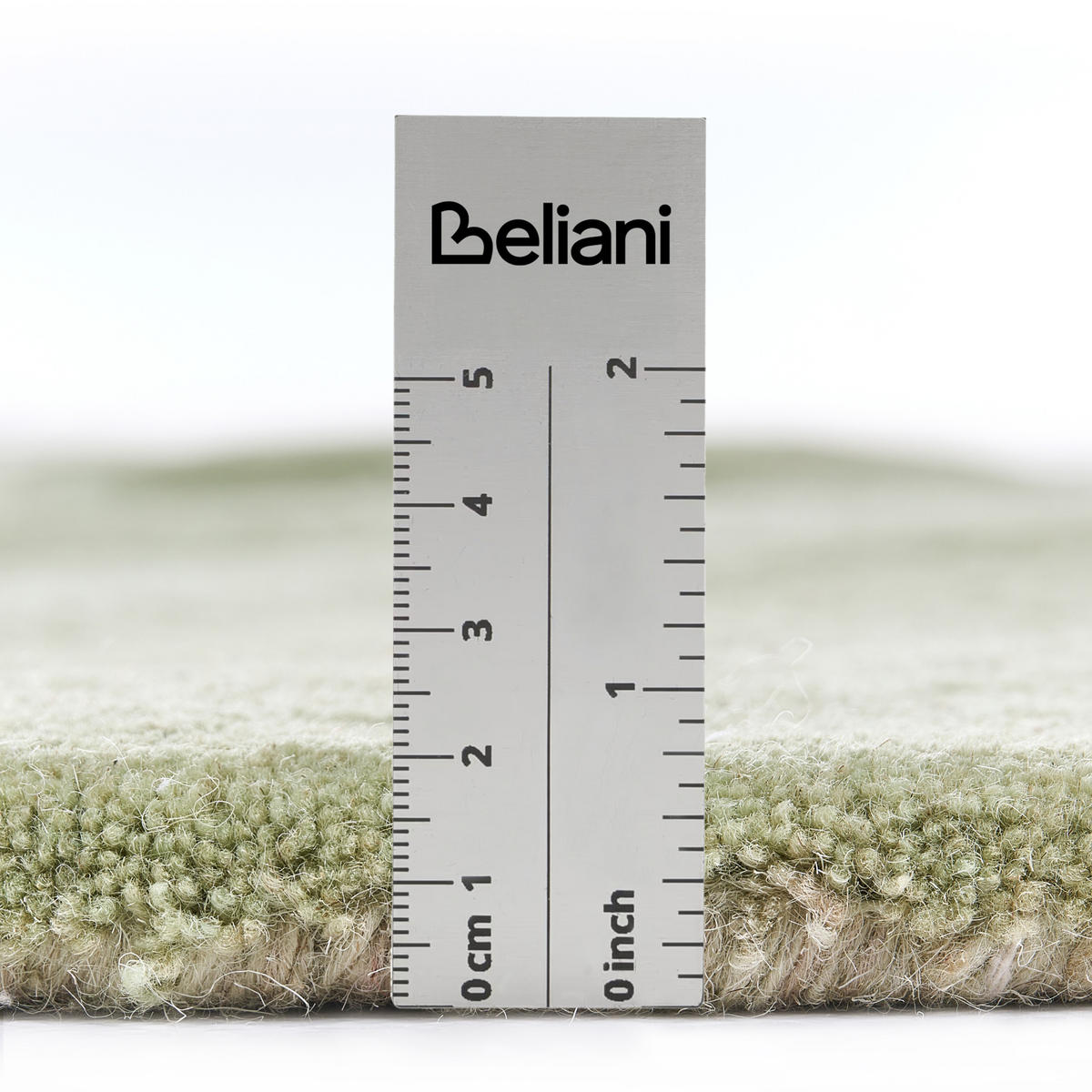 TEPPICH Hellgrün 140 cm Wolle Kokkini - Hellgrün, Textil (140/140cm) - Beliani