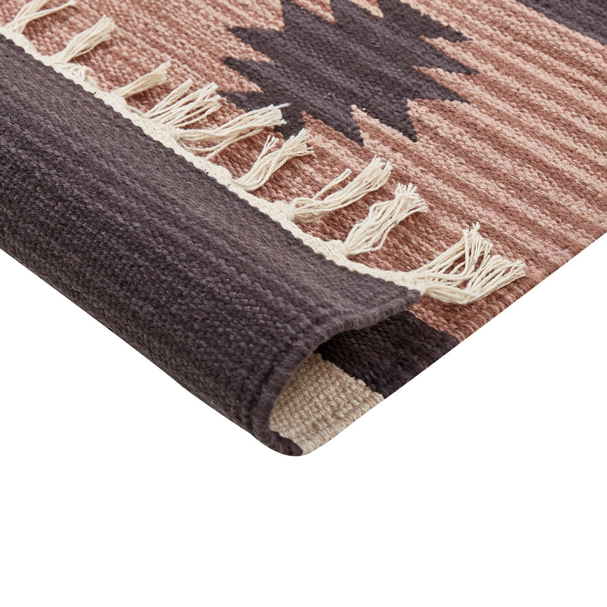 KELIM-TEPPICH Aragats 300/80 cm - Beige, Textil (80/300cm) - Beliani