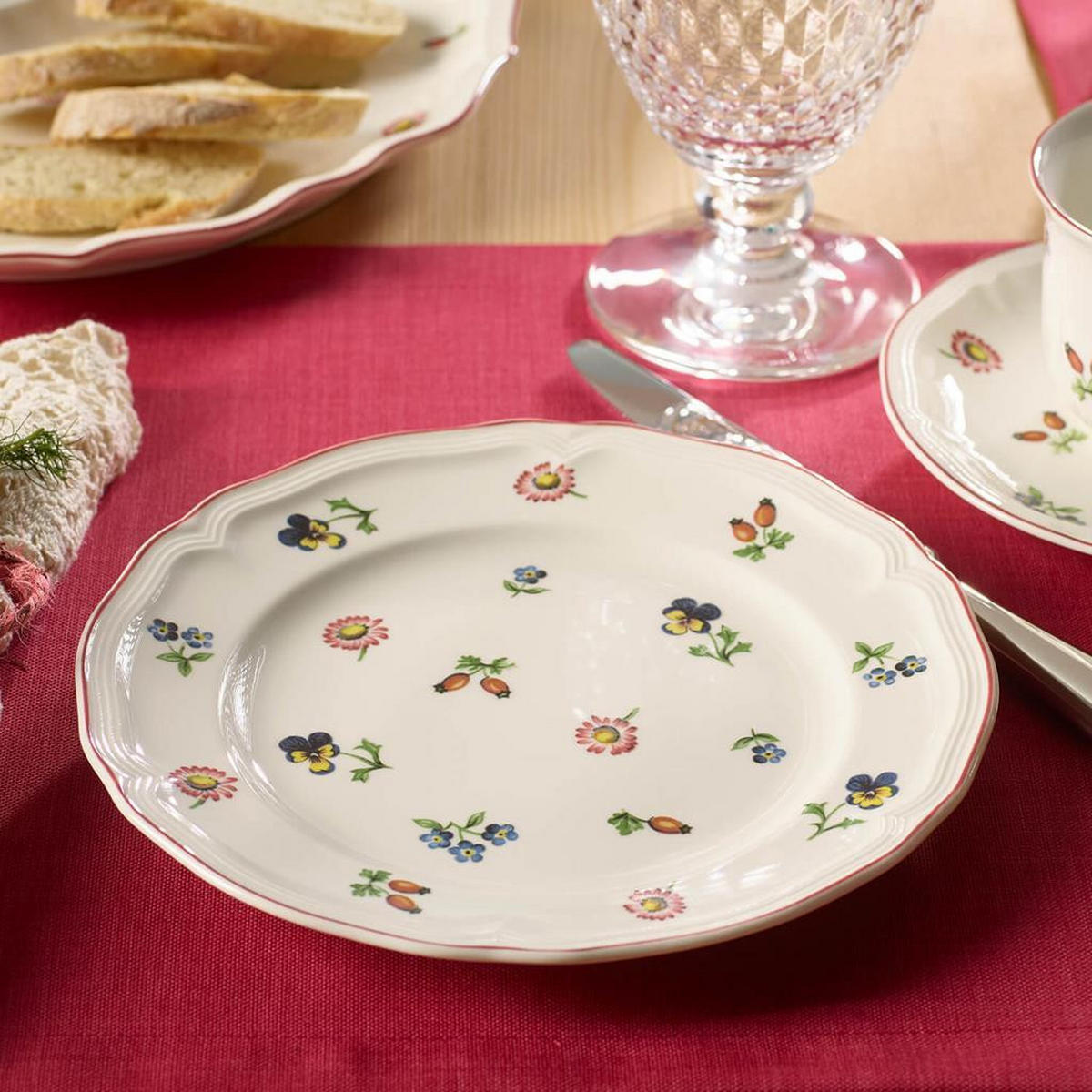 KOMBISERVICE Petite Fleur weiß 30er Set - Weiß, Keramik (2/2/2cm) - Villeroy & Boch
