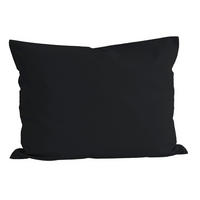 KISSENBEZUG Basic 100% Baumwolle schwarz 60/40 cm - Schwarz, Textil (40/60cm) - beties Heimtextil