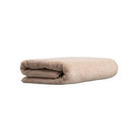 BADETUCH Desma beige 70/130 cm - Beige, Textil (70/130cm) - Homla