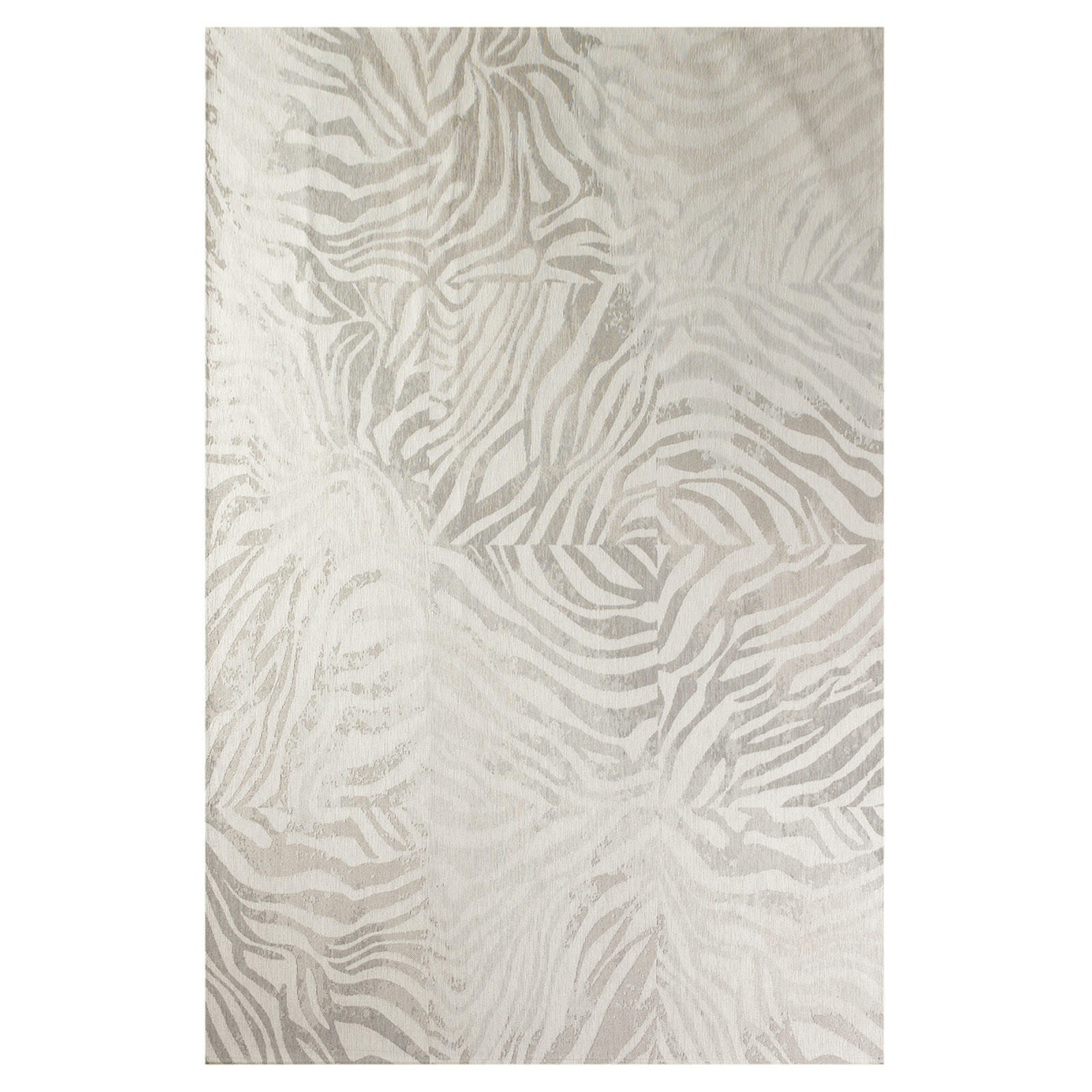 TEPPICH Zebra Snow Cloud 170/240 cm - Weiß, Textil (170/240cm) - Lola&Moi