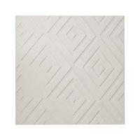 KOBEREC Krémově bílý 160/160 cm Borah - bílá/krémová, textil (160/160cm) - Beliani