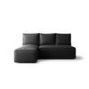 ECKSOFA mit Schlaffunktion SAVIO MINI Curio 97 Links - Dunkelgrau, Textil (200/140cm) - Bedante