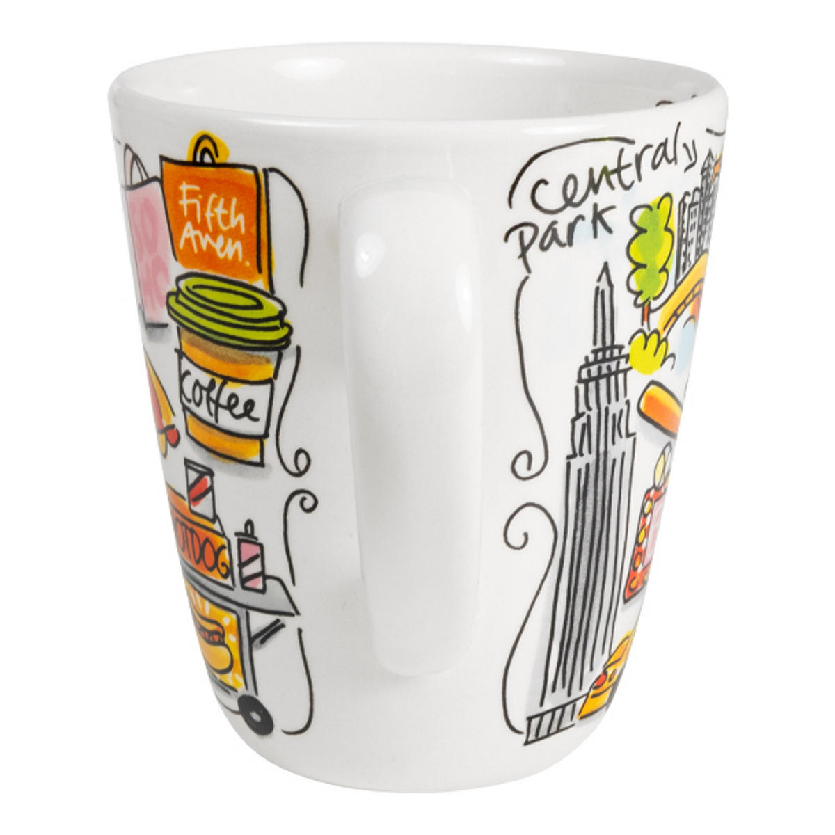 BECHER Blond Stadtikone New York in Bunt - 350 ml - Multicolor, Keramik (0.35L) - Blond Amsterdam