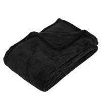 PLAID Fleece 125 cm - Schwarz, Textil (125/150cm) - Atmosphera Createur d´interieur