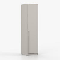 SCHRANK mit Schwenktüren ROSA 1D 50/210/55, 1-türig, Kaschmir - Kaschmir, Holzwerkstoff (50/210/55cm) - imoebel24