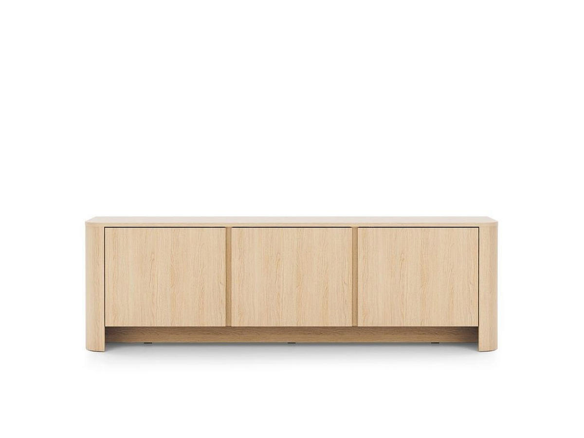 WOHNZIMMER Set 3-tlg. – BARI – Eichefarben - Eichefarben, Holzwerkstoff (103/160/39cm) - hi-markt