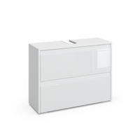 DOLNÍ SKŘÍŇKA POD DŘEZ Majest Bílá/bílý vysoký lesk - bílá/vysoce lesklá bílá, kompozitní dřevo (80.1/62/30.1cm) - Vicco