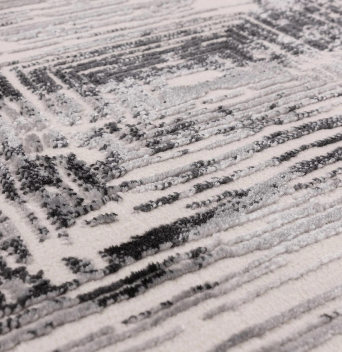 TEPPICH modern Wohn-/Schlafzimmer ZUKA SKETCH Grau 120 x 170 cm - Grau, Textil (120/170cm) - Novatrend