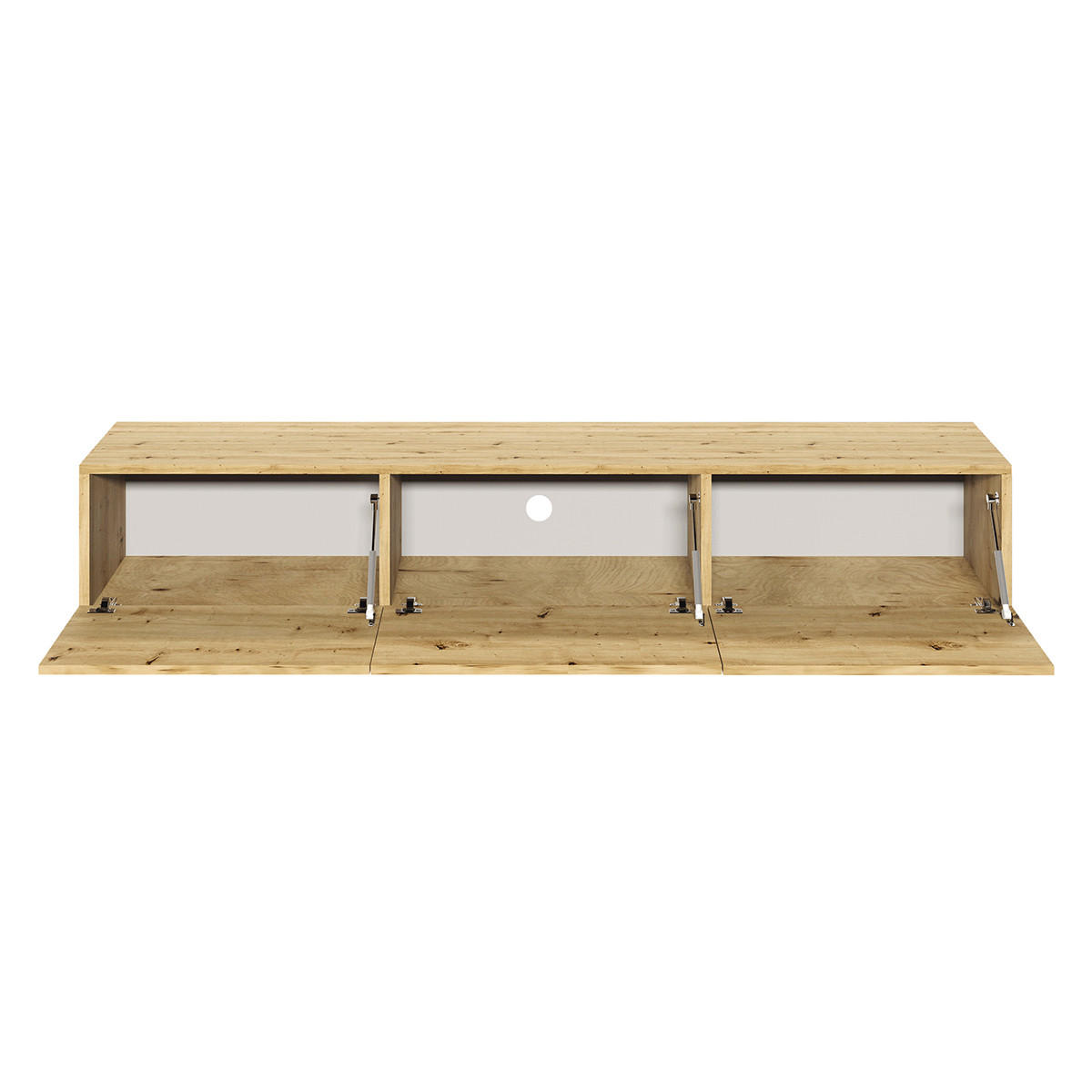 TV-MÖBEL Idao Holz - Braun, Holzwerkstoff (29/35/180cm) - Petits-meubles