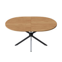 ESSTISCH 120/80/75,5 cm in Natur mit Kreuzbeinen für 4–6 Personen - Naturfarben, Holzwerkstoff (80/120/75.5cm) - BEAOK