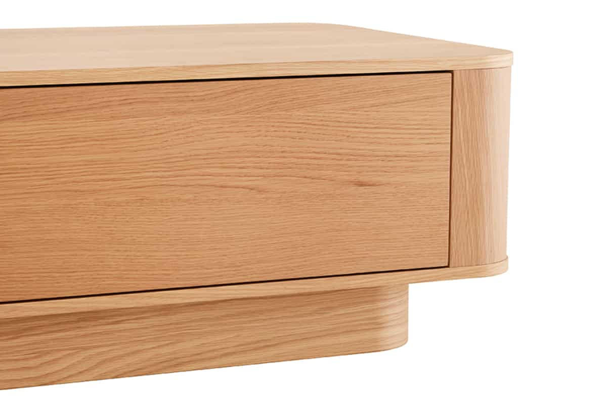 COUCHTISCH VALHALLA WOOD Furnier Natur 100 cm - Braun, Holz (60/100/38cm) - riess-ambiente