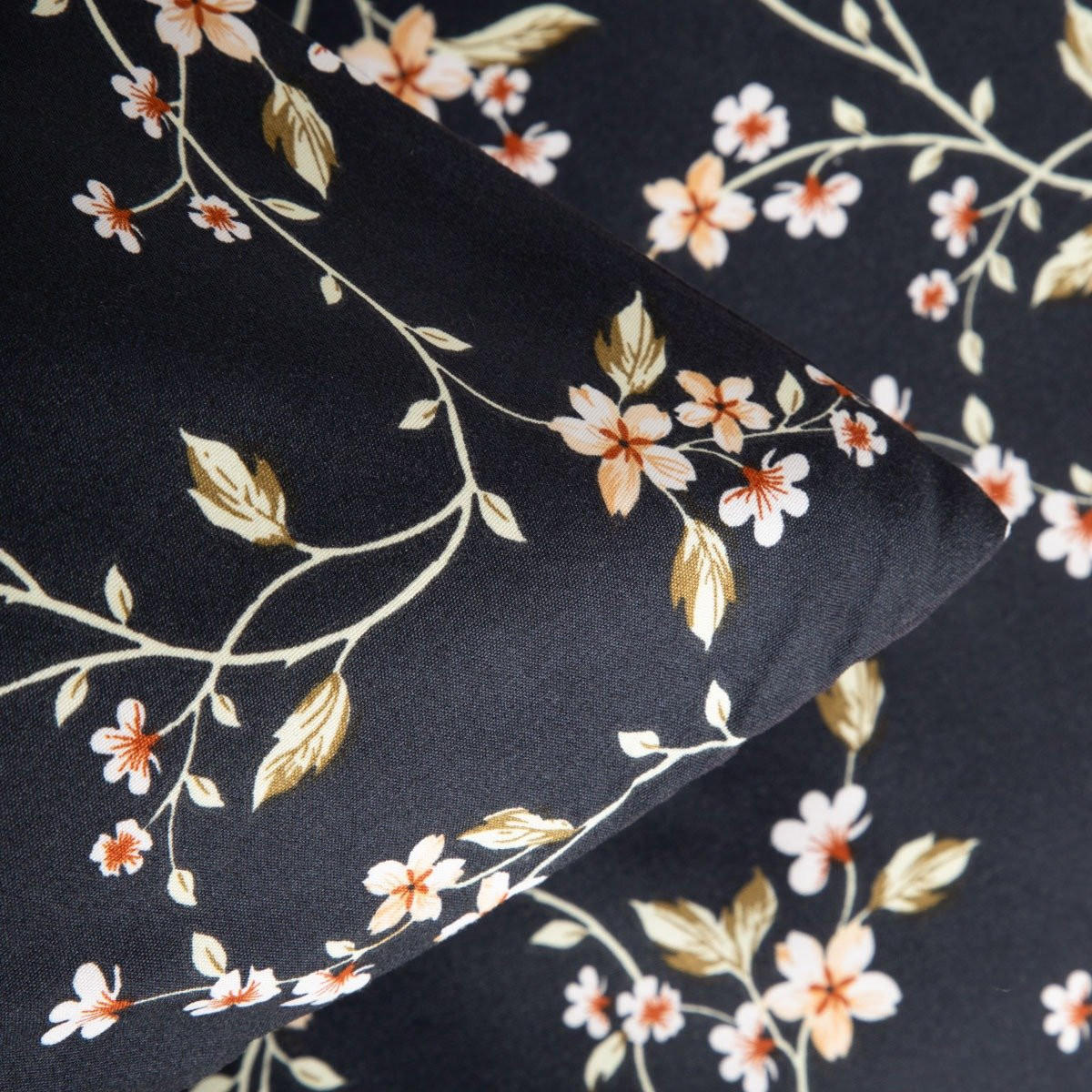 BETTWÄSCHE Adriana Mikrofaser 220/200 cm - Schwarz, Textil (220/200cm) - Homla