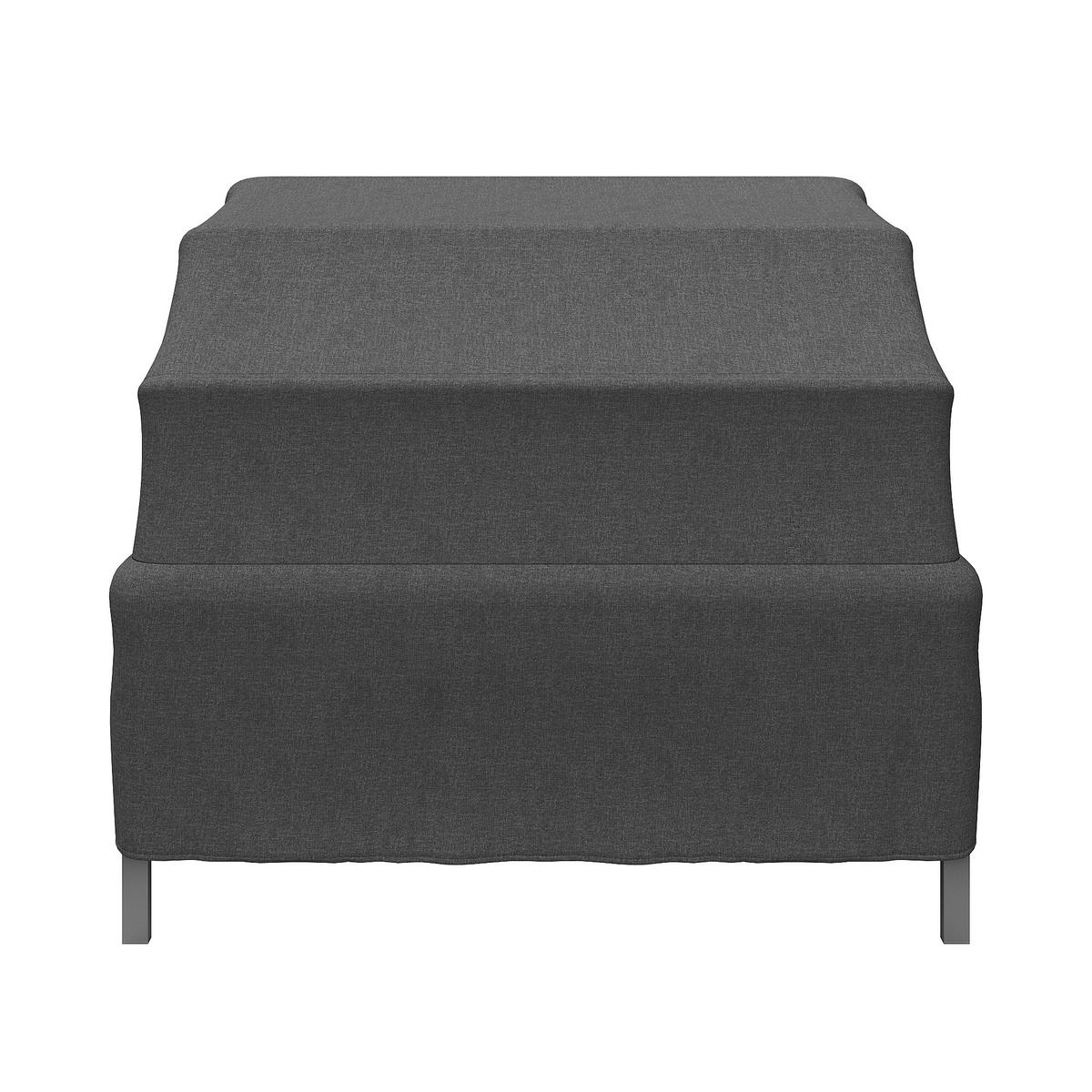 SONNENLIEGE aus Metall/Polyester 128x117x40 cm in Dunkelgrau mit Markise - Dunkelgrau, Metall (117/40/128cm) - Modfu