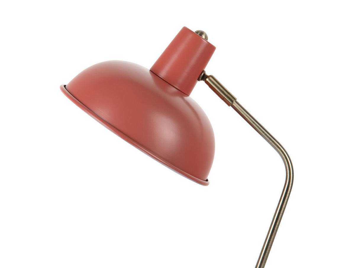 TISCHLAMPE Hood Rot 26/26/38 cm - Rot, Metall (26/26/38cm) - Leitmotiv