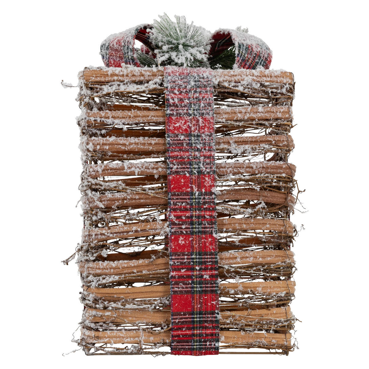 WEIHNACHT Geschenkset - Braun, Holz (25.5/42/25.5cm) - ECD-Germany