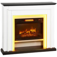 ELEKTROKAMIN DE-17071 1800 W RGB-LED-Flamme Schwarz - Schwarz, Metall (105/97/27cm) - ComfortXL