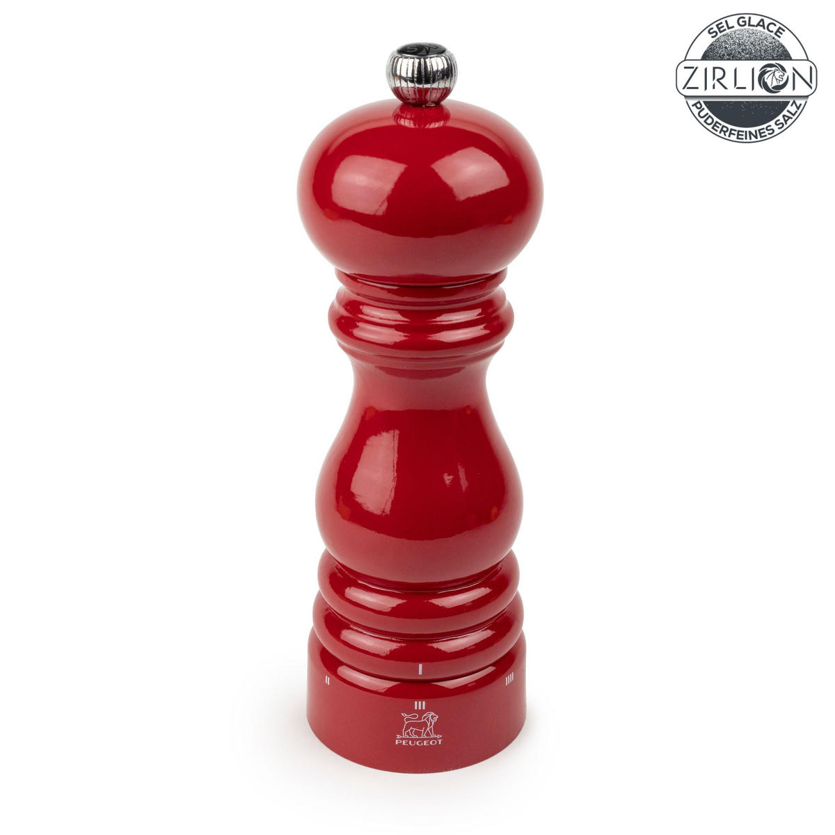 SALZMÜHLE Paris uSelect 18cm Buchenholz Passionsrot Zirkonia-Mahlwerk - Rot, Holz (5.9/18/5.9cm) - PEUGEOT