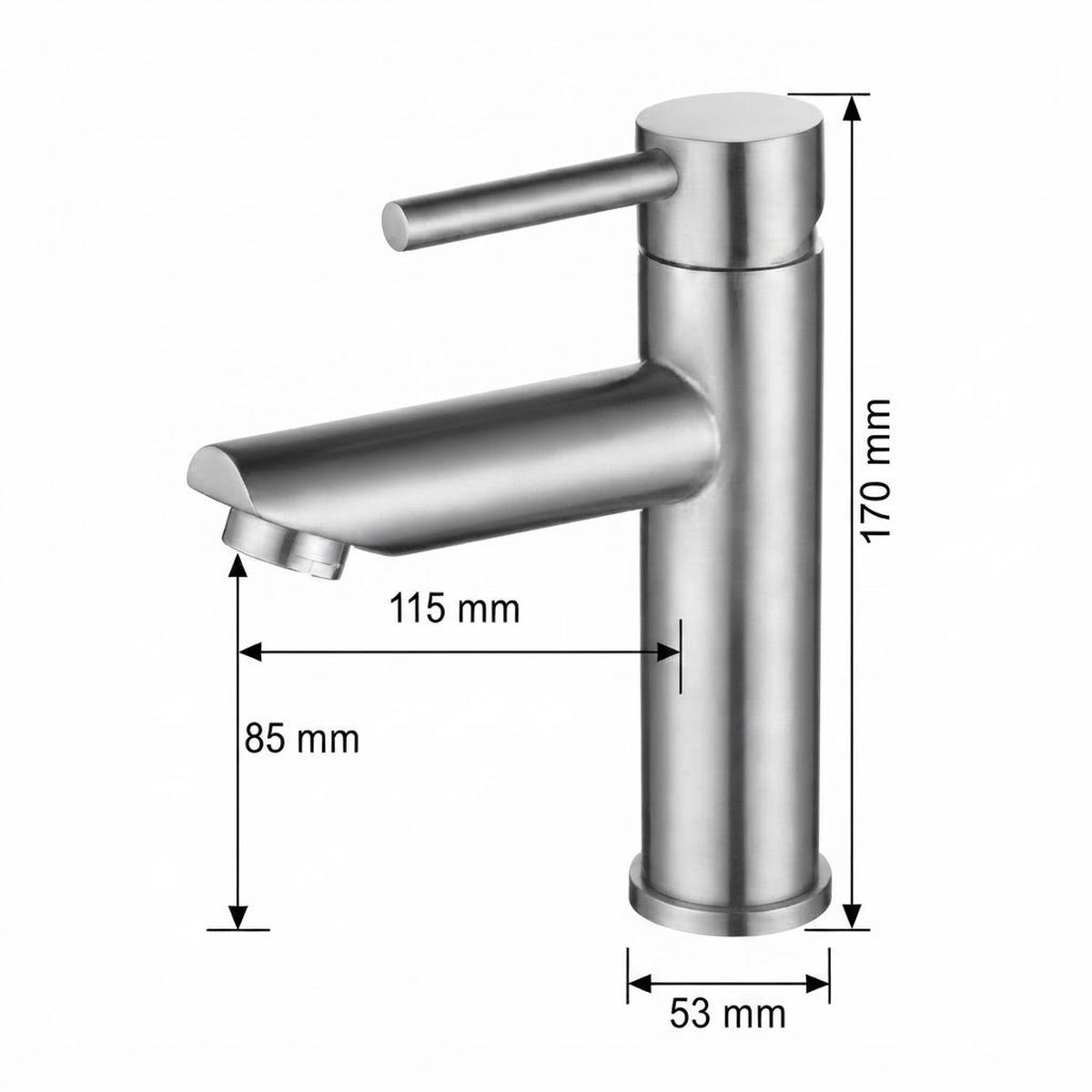 BADEZIMMERARMATUR, 17*16cm,silber - Silberfarben, Metall (29/7/21cm) - Vallsero