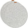 SITZKISSEN mit Antirutschnoppen 2er-Set - Hellgrau, Textil (35cm) - Miqio Design