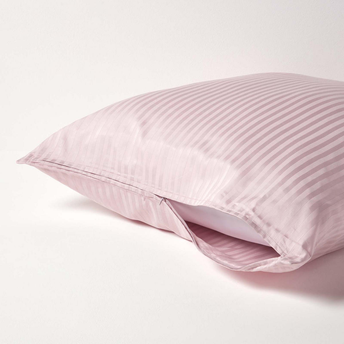 KISSENBEZUG Damast, Ägyptische Baumwolle, Fadendichte 330 - Flieder, Textil (80/80cm) - Homescapes