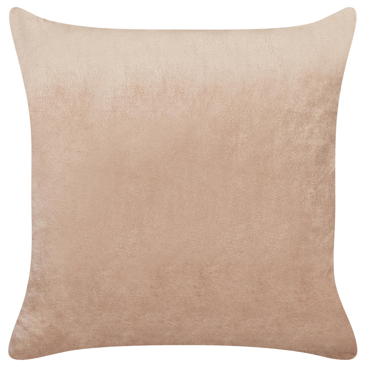 DEKOKISSEN 2er-Set Braun 45/45 cm Bakira - Braun, Kunststoff (45/45cm) - Beliani