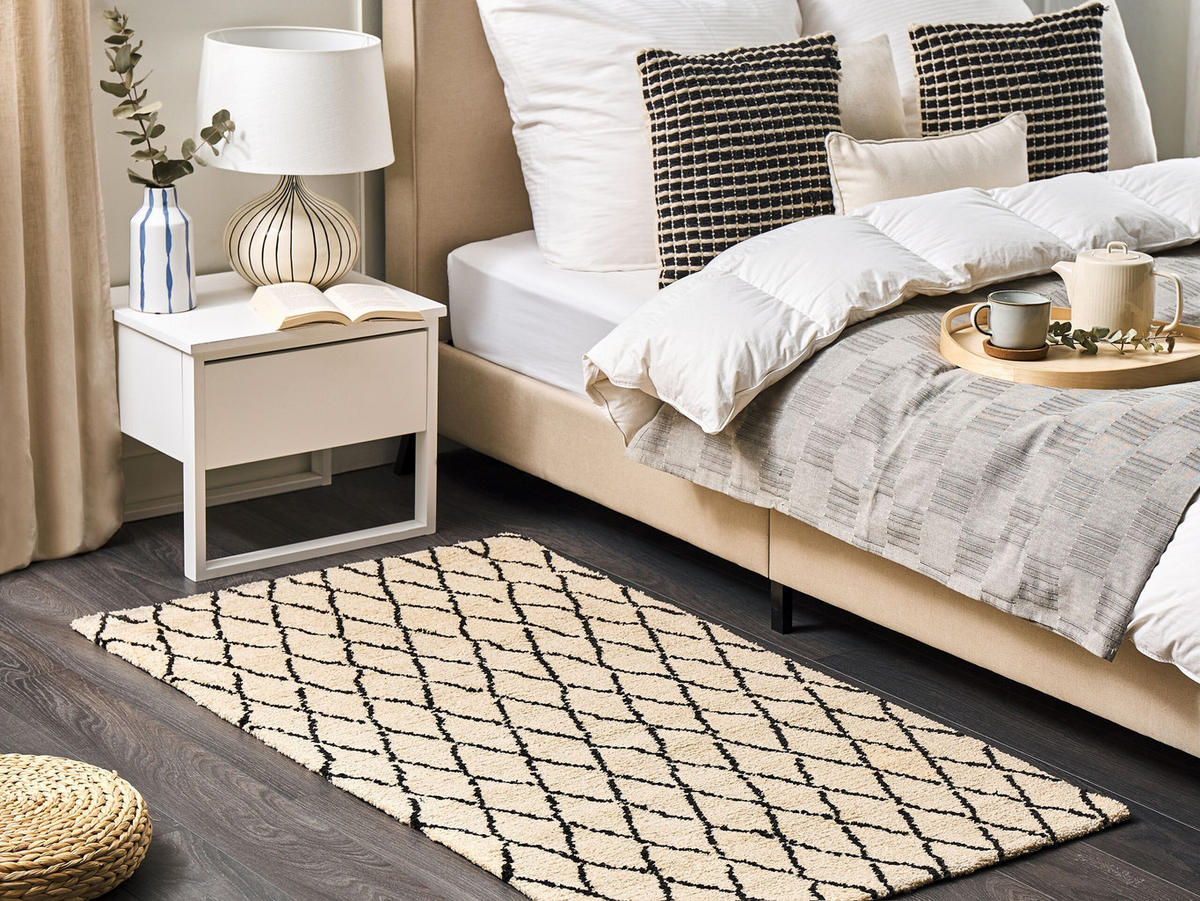 KURZFLOR Mydyat 150/80 cm - Beige, Kunststoff (80/150cm) - Beliani