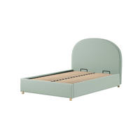 BETTGESTELL MOON Grün 148x214x115 cm - Grün, Holz - FURNLUX