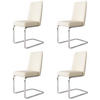 ESSZIMMERSTUHL 4er Set Samt Diamant Beige Silber Metallbeine - Multicolor, Textil (50.5/89/47cm) - FLIEKS