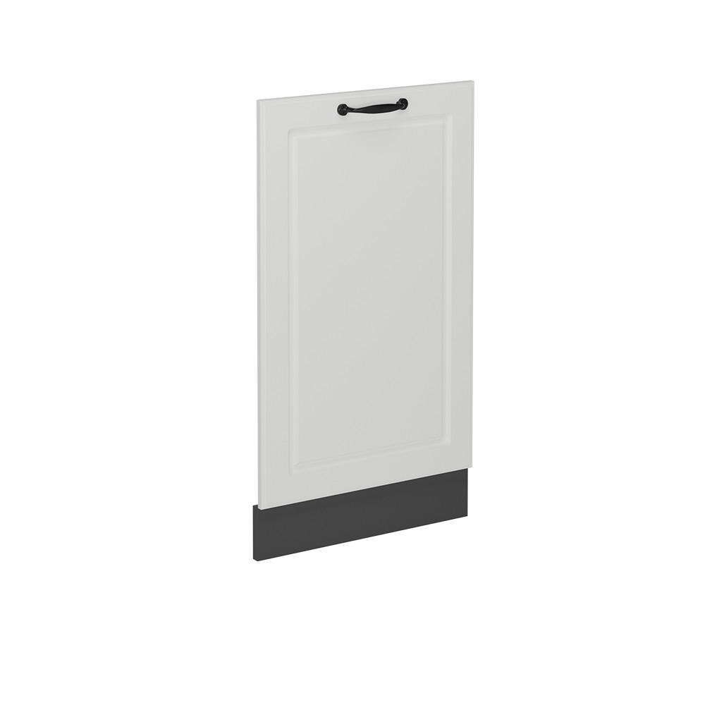DISKMASKINENS FRONTPANEL R-Line Vitt hus på landet 45 cm utan bänkskiva Vit, Antracit 81.8/45/1.6 cm