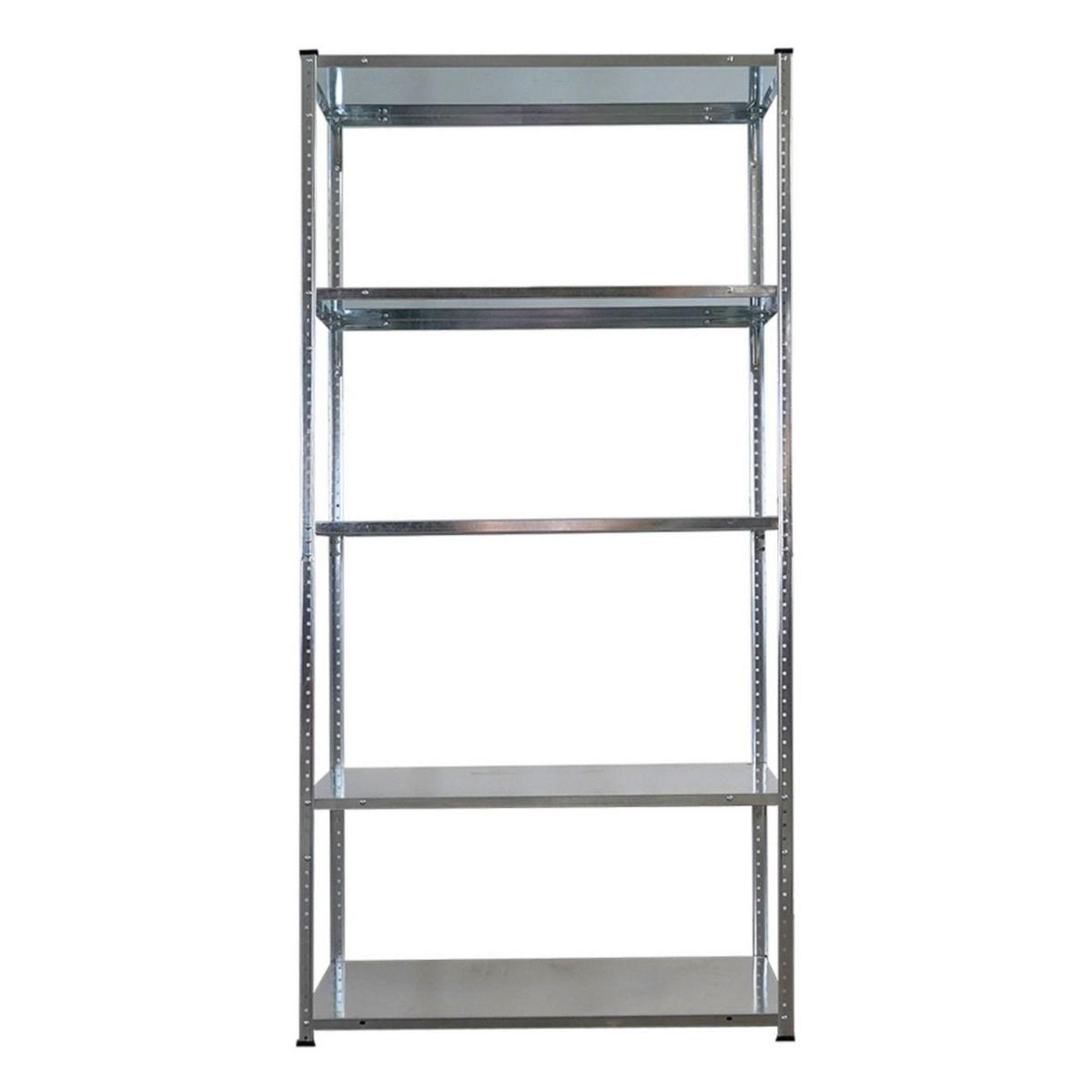 SCHRAUBREGAL Haldor 2er-Set 180x90x40cm Fachlast 100 kg Verzinkt - Silberfarben, Metall (180/180/40cm) - PROREGAL