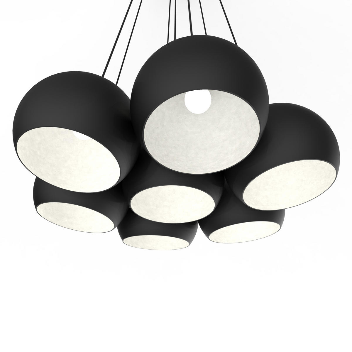 HÄNGELEUCHTE - Schwarz, Metall (25/25/20cm) - Lumicom